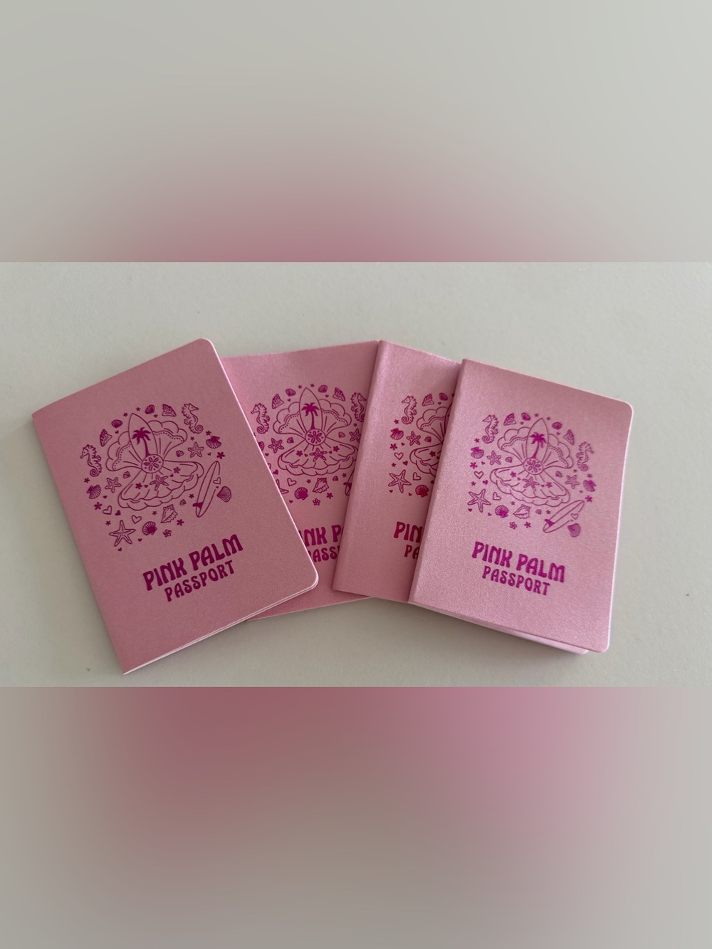 Pink Palm Puff Passport Holder by Pink Palm Puff